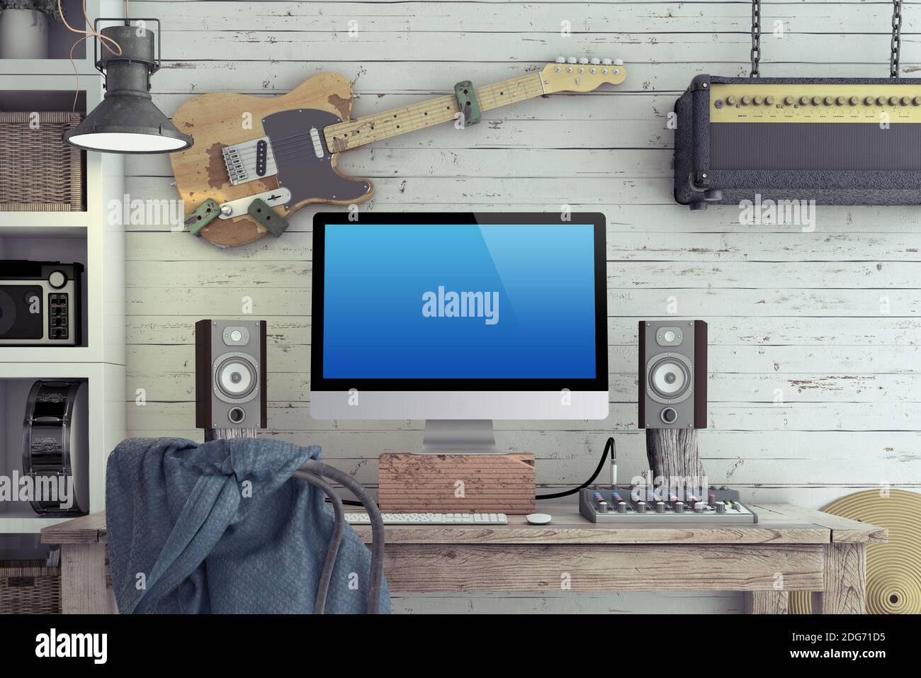 Home recording studio hires stock photography and images Alamy