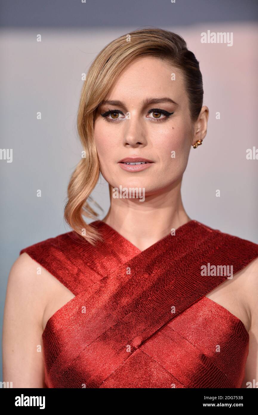 Brie Larson attends the premiere of Warner Bros. Pictures Kong: Skull ...