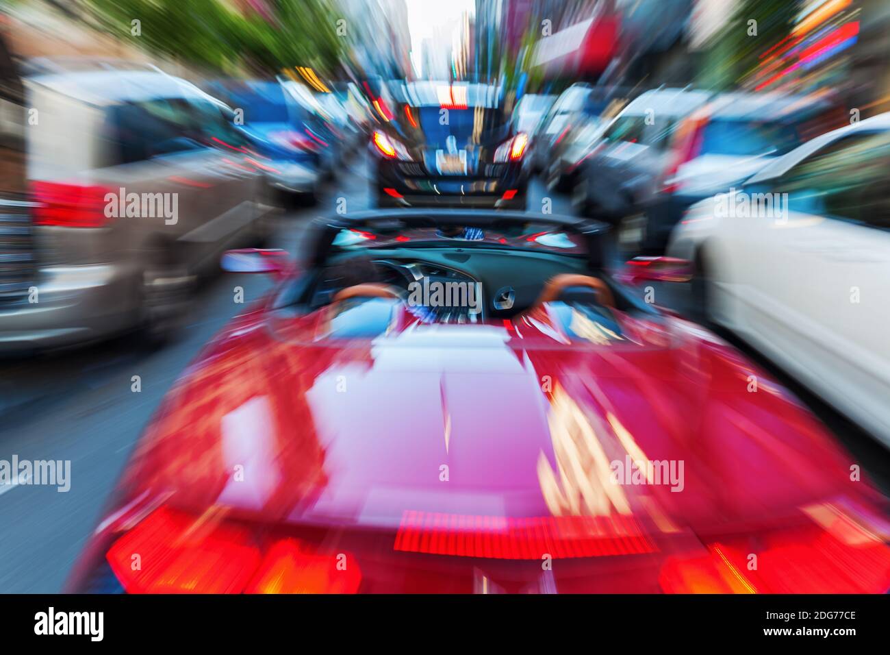 Car with zoom effect hires stock photography and images Alamy