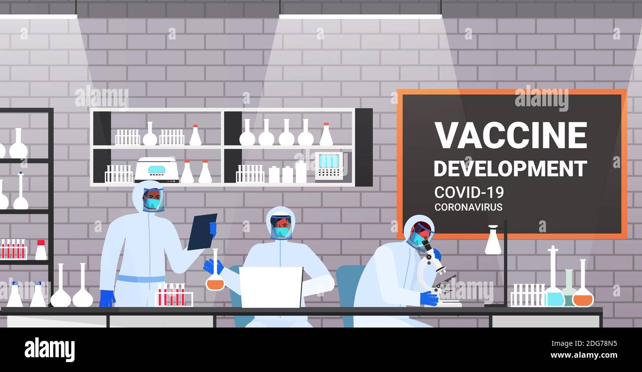 mix race scientists developing vaccine to fight against coronavirus