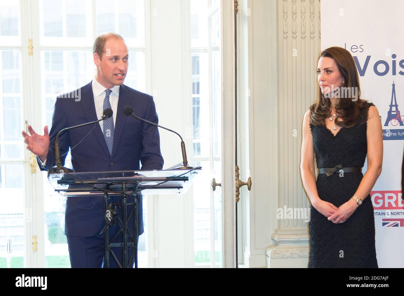 Kate, Duchess of Cambridge, and wife of Britain's ambassador to France