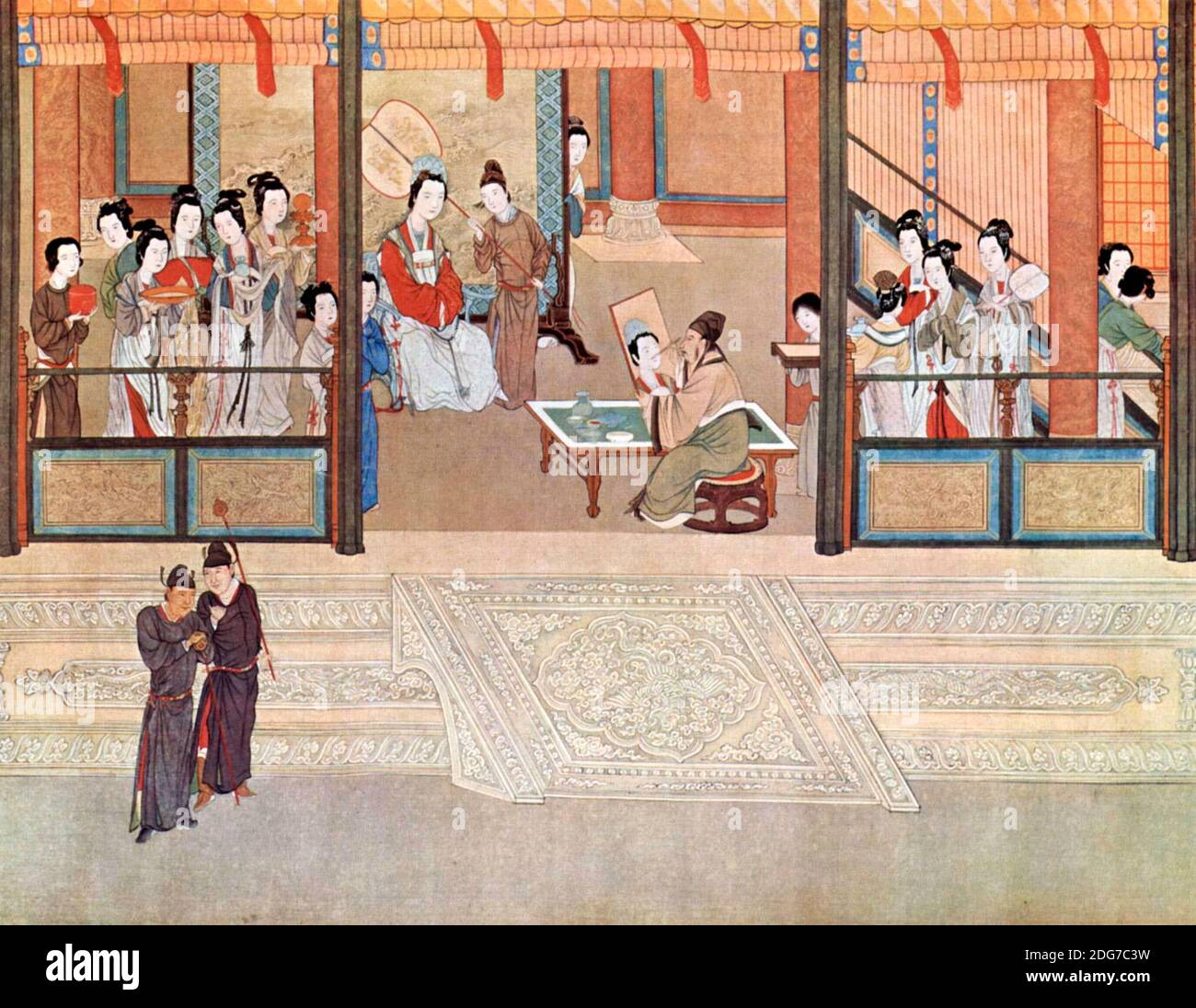 Spring morning in the Han Palace - Han Gong Chun Xiao - Ming Dynasty, China Stock Photo