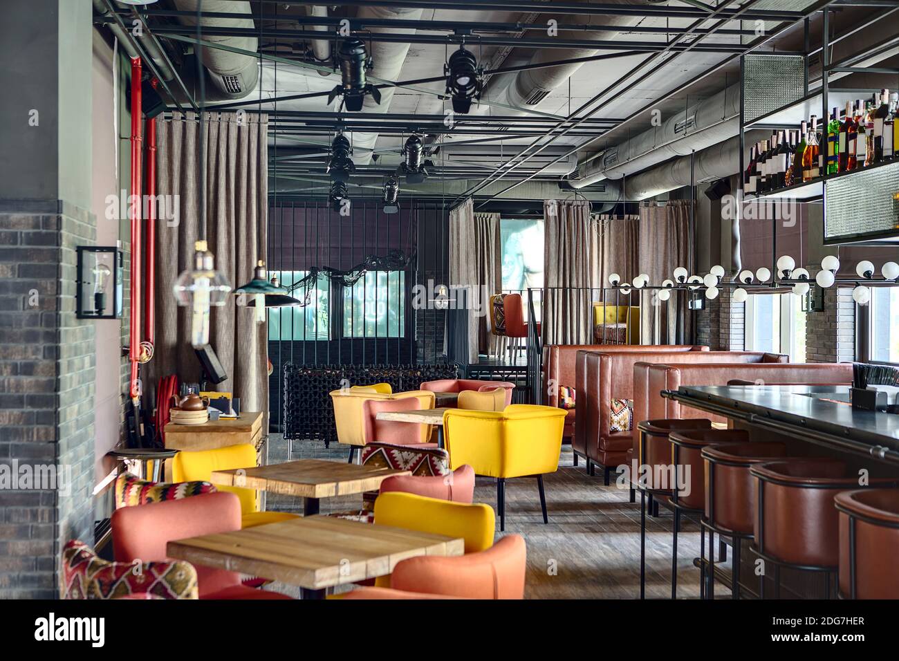 Interior of mexican restaurant Stock Photo - Alamy