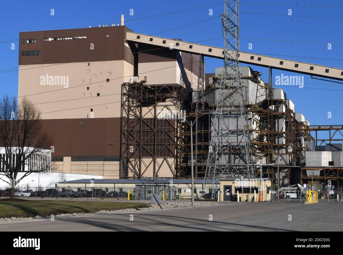 Pleasant Prairie Wisconsin Usa 4th Dec The Decommissioned We Energies Coal Fired Pleasant Prairie Power