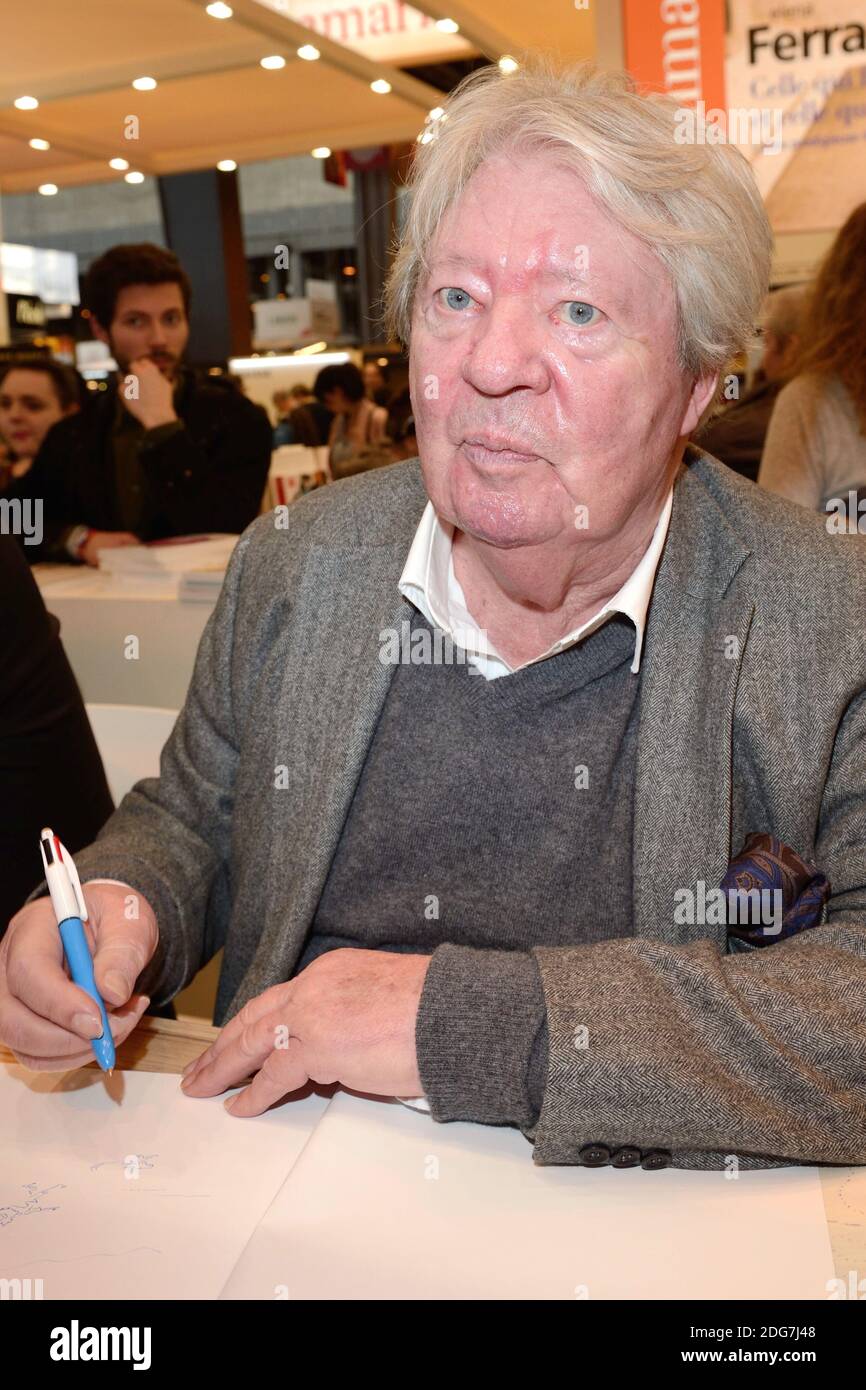 Jean-Jacques Sempe book signing at the 37th Book Fair (Salon du Livre) in Paris, France, March 25, 2017. Photo by Aurore Marechal/ABACAPRESS.COM Stock Photo
