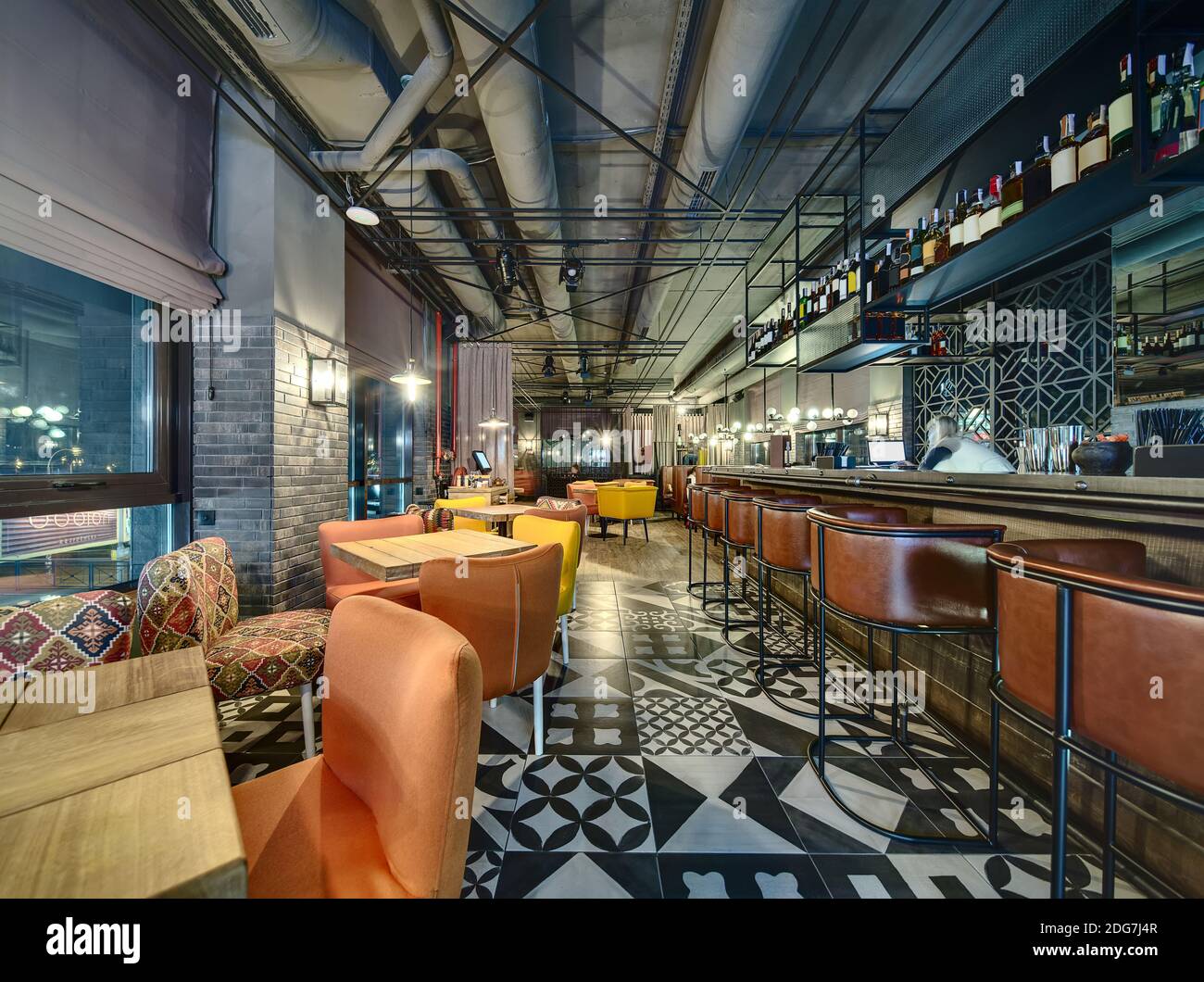 Bar in mexican restaurant Stock Photo - Alamy Mexican restaurant with bar near me