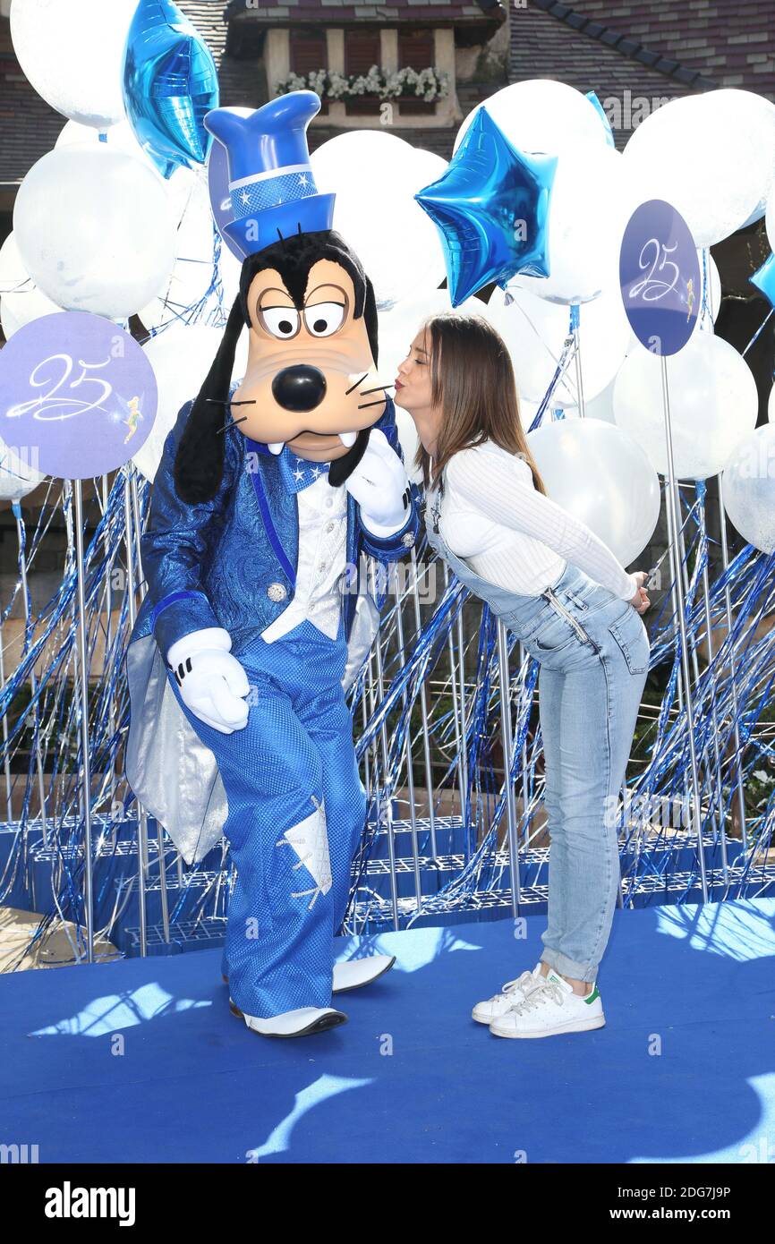 Alice Belaidi attending the 25th Anniversary of Disneyland Resort Paris