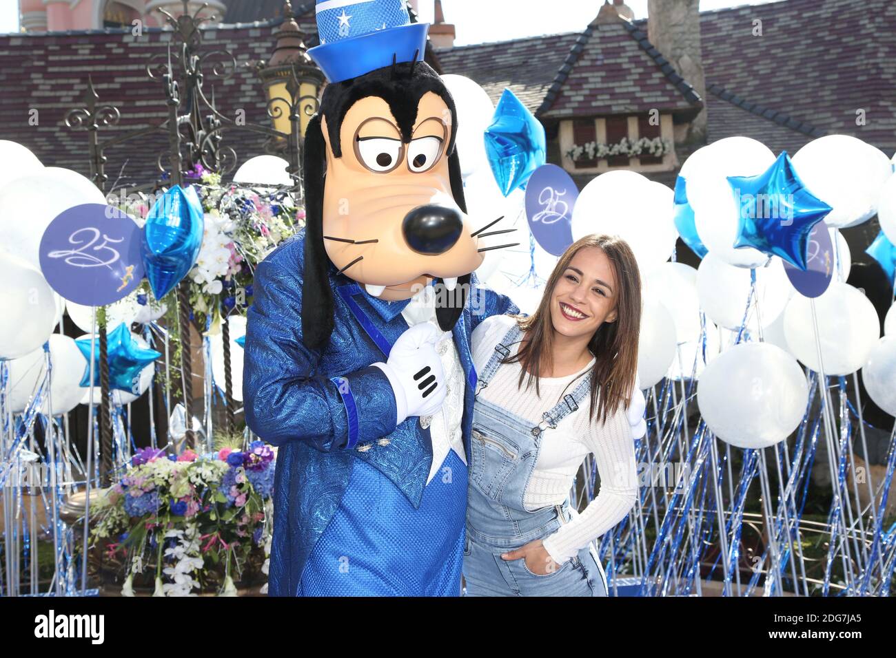 Alice Belaidi attending the 25th Anniversary of Disneyland Resort Paris