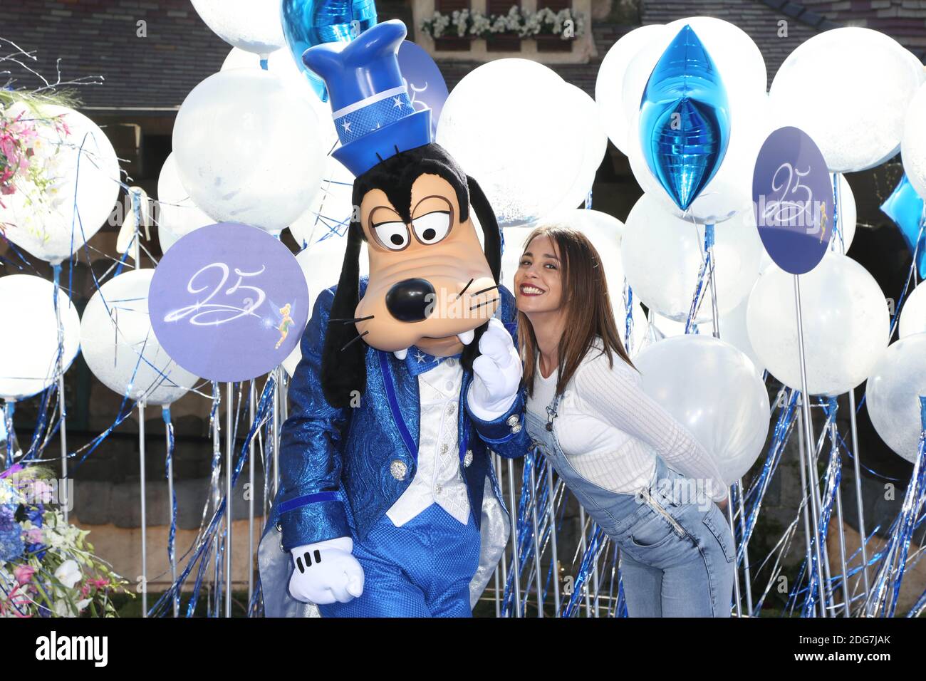 Alice Belaidi attending the 25th Anniversary of Disneyland Resort Paris