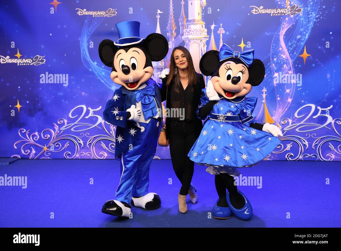 Alice Belaidi attending the 25th Anniversary of Disneyland Resort Paris