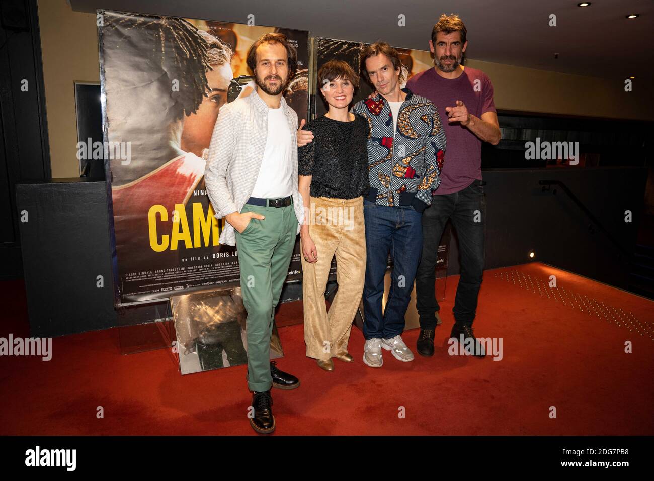 Nina Meurisse, Boris Lojkine ,Antoine Gouy and Augustin Legrand at the  Camille film premiere at Ciné