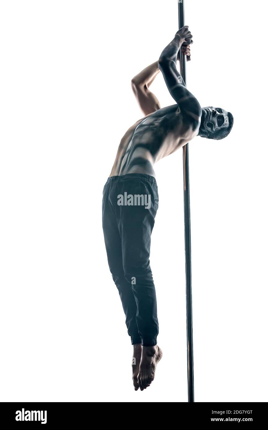 Male pole dancer hi-res stock photography and images - Alamy