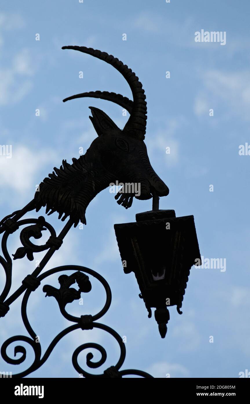 Old shop sign Stock Photo - Alamy