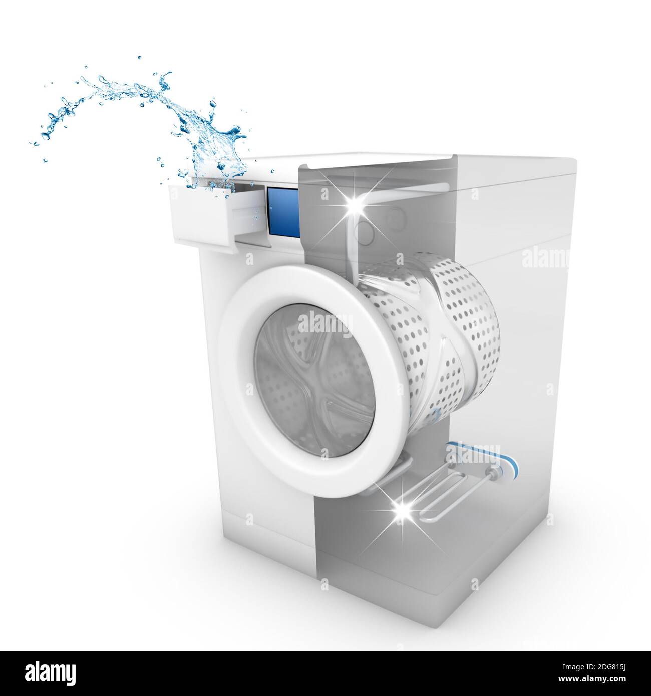Washing machine clean Stock Photo Alamy