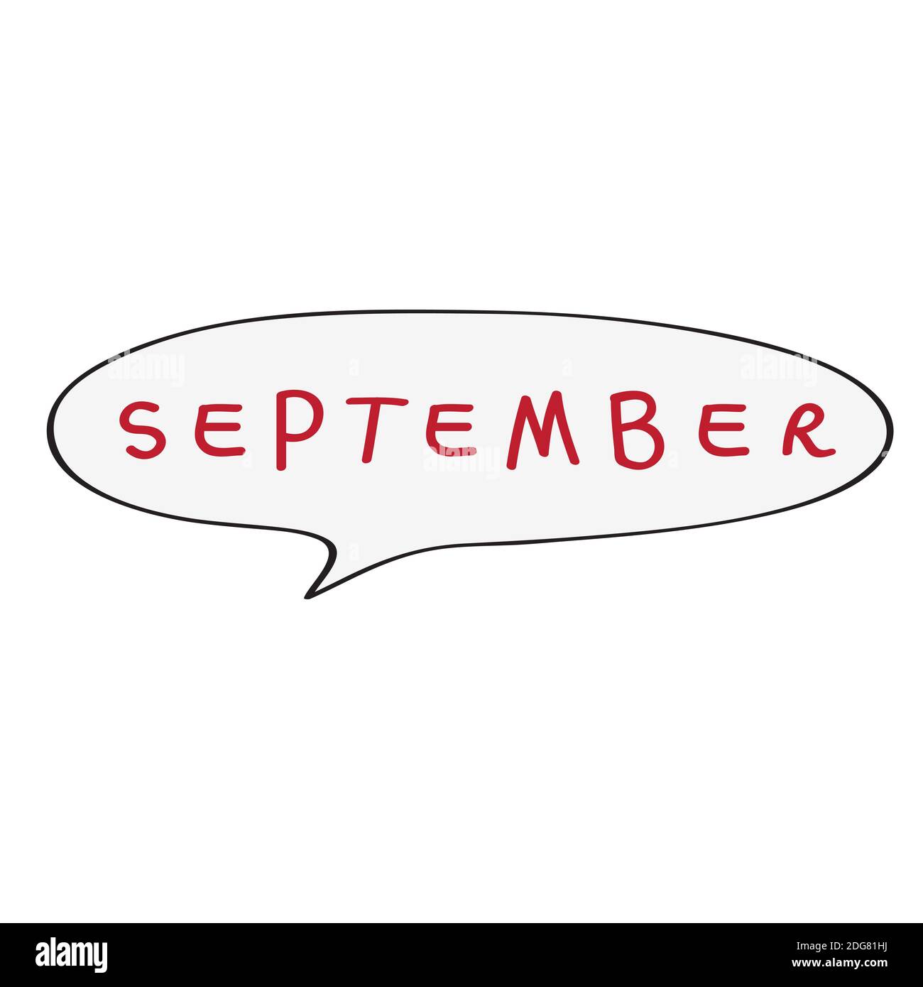 September bubble Stock Photo