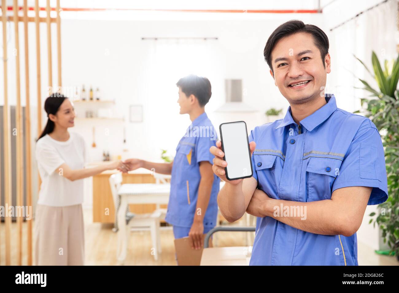 Home decoration services Stock Photo Alamy