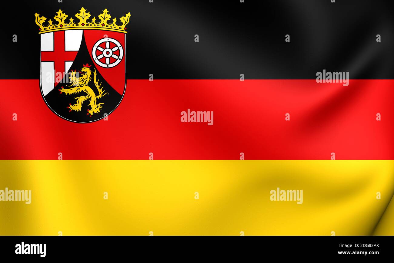 Flag Of Rhineland Palatinate Stock Photo Alamy   Flag Of Rhineland Palatinate 2DG82AX 