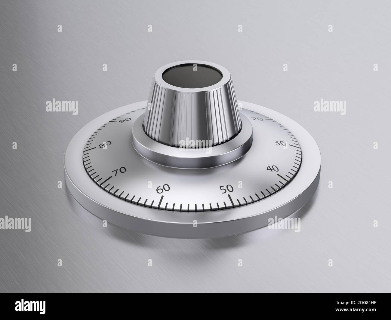Combination lock safe on a metal background. 3d illustration Stock ...