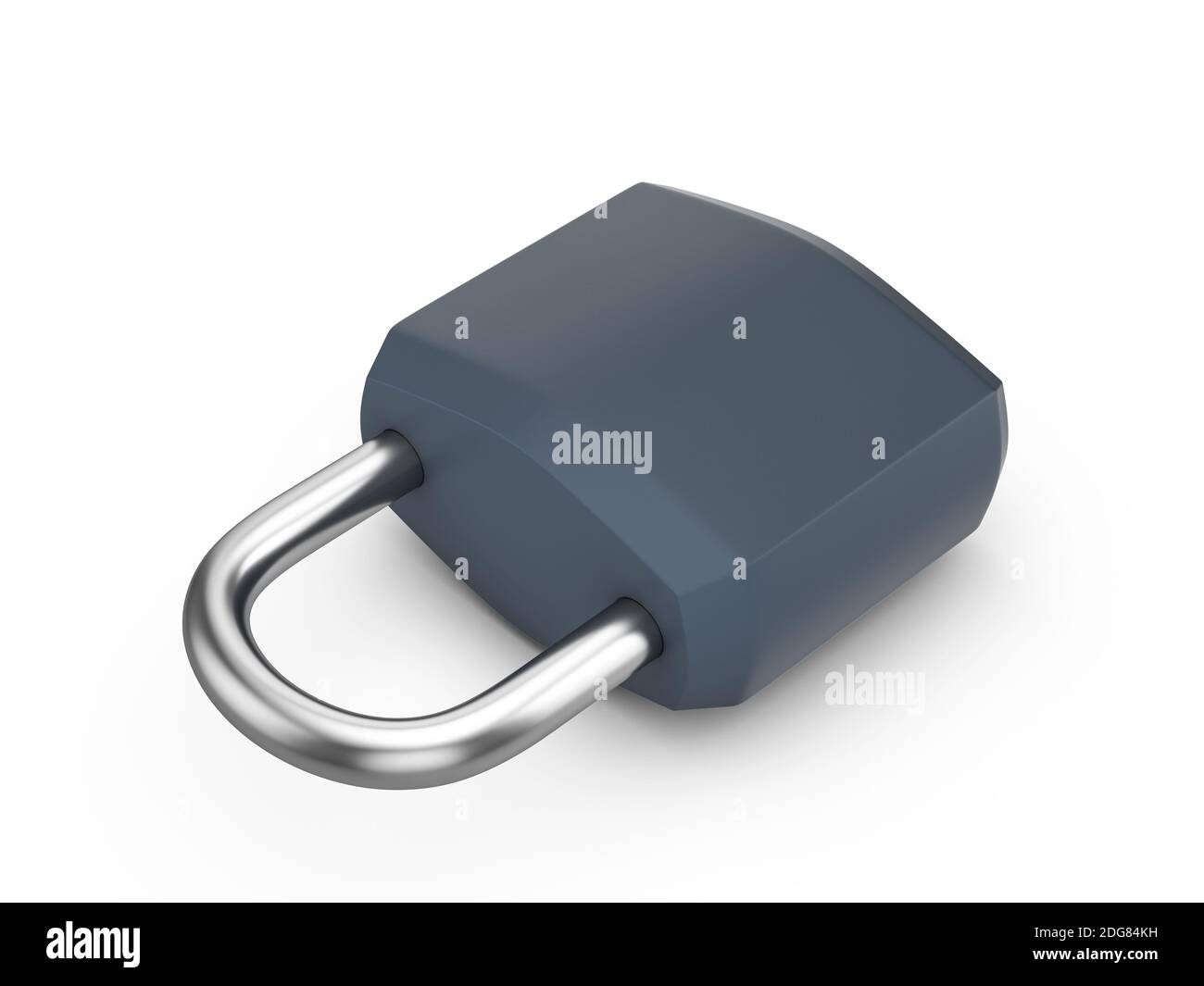 Padlock on a white background. 3d illustration Stock Photo - Alamy