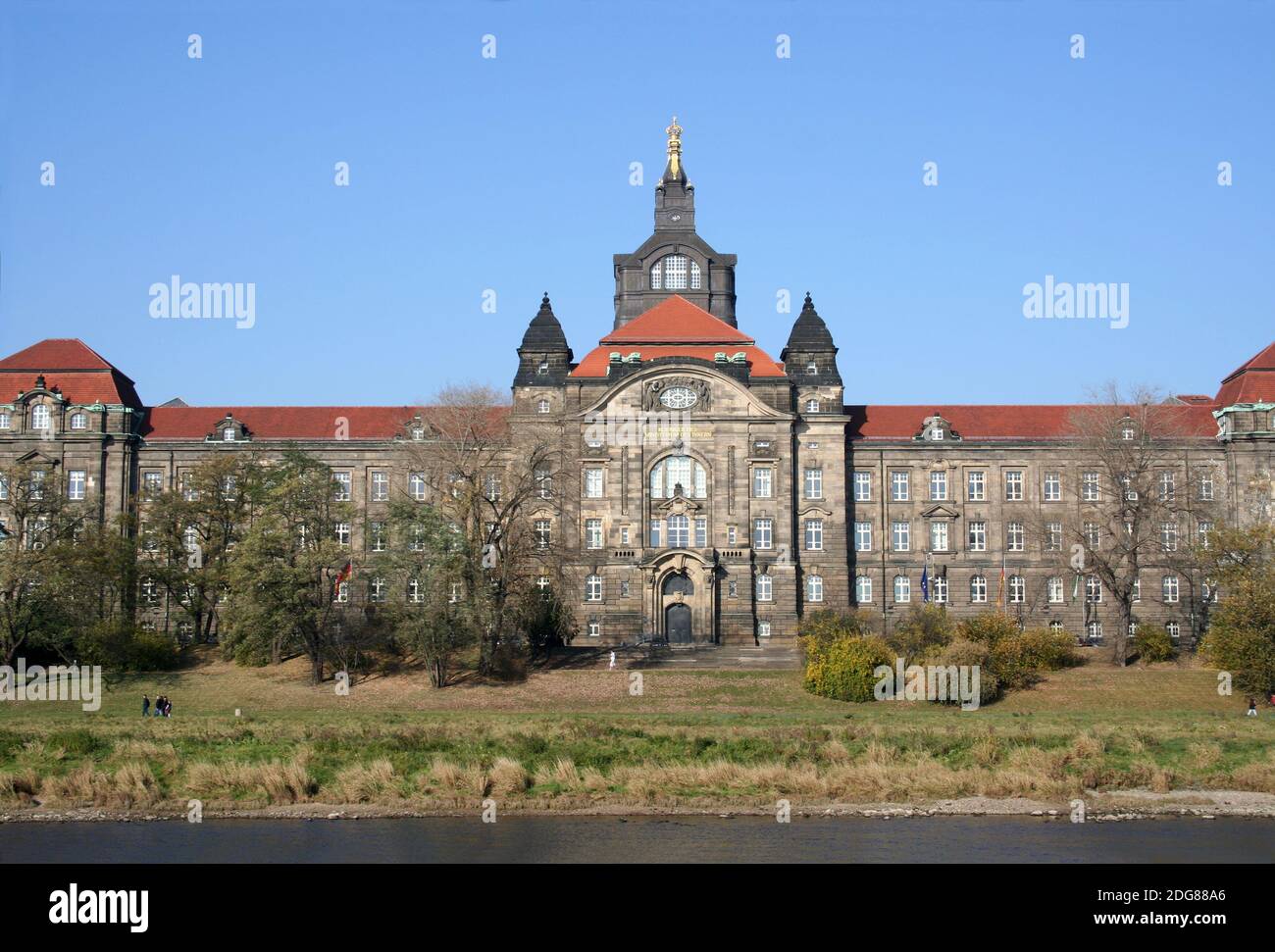 Ministry of the Interior Dresden Stock Photo