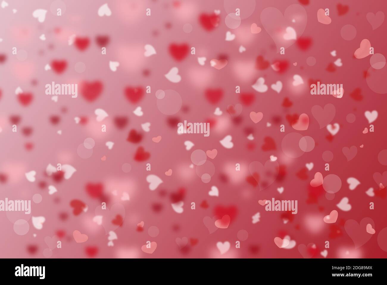 Heart shape with bokeh effect as background. Valentine's day concept Stock  Photo - Alamy