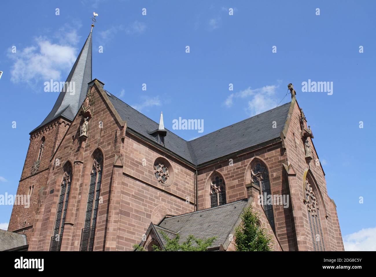 Municipal church, LÃ¼gde, Germany Stock Photo
