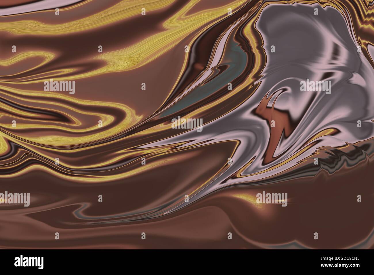 A beautiful abstraction in color with various forms Stock Photo