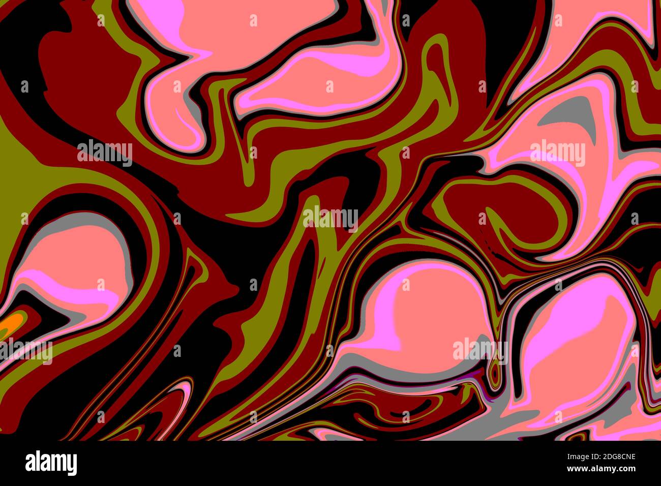 A beautiful bstraction in color with various forms Stock Photo