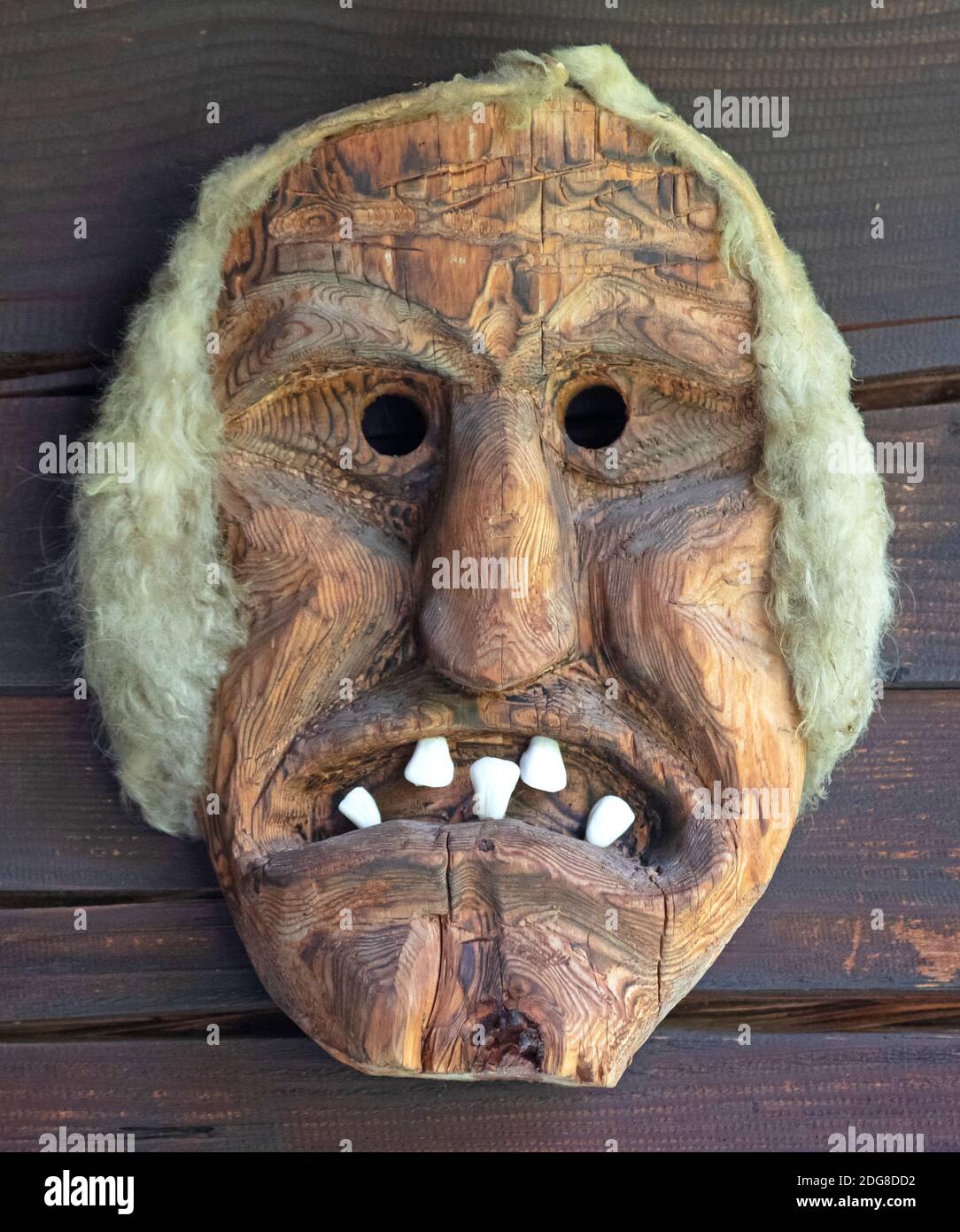 The Rite Masks Old wooden mask, ancient mask for the rite Stock Photo - Alamy
