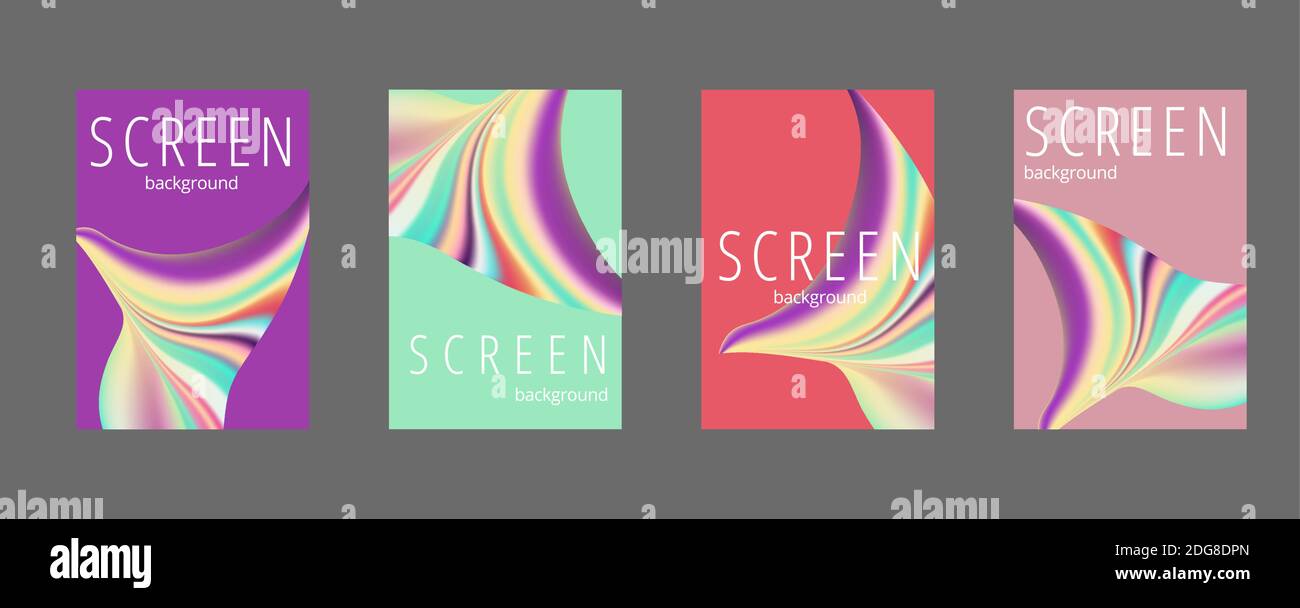 Colorful geometric background. Fluid shapes composition. Eps10 vector. Stock Vector