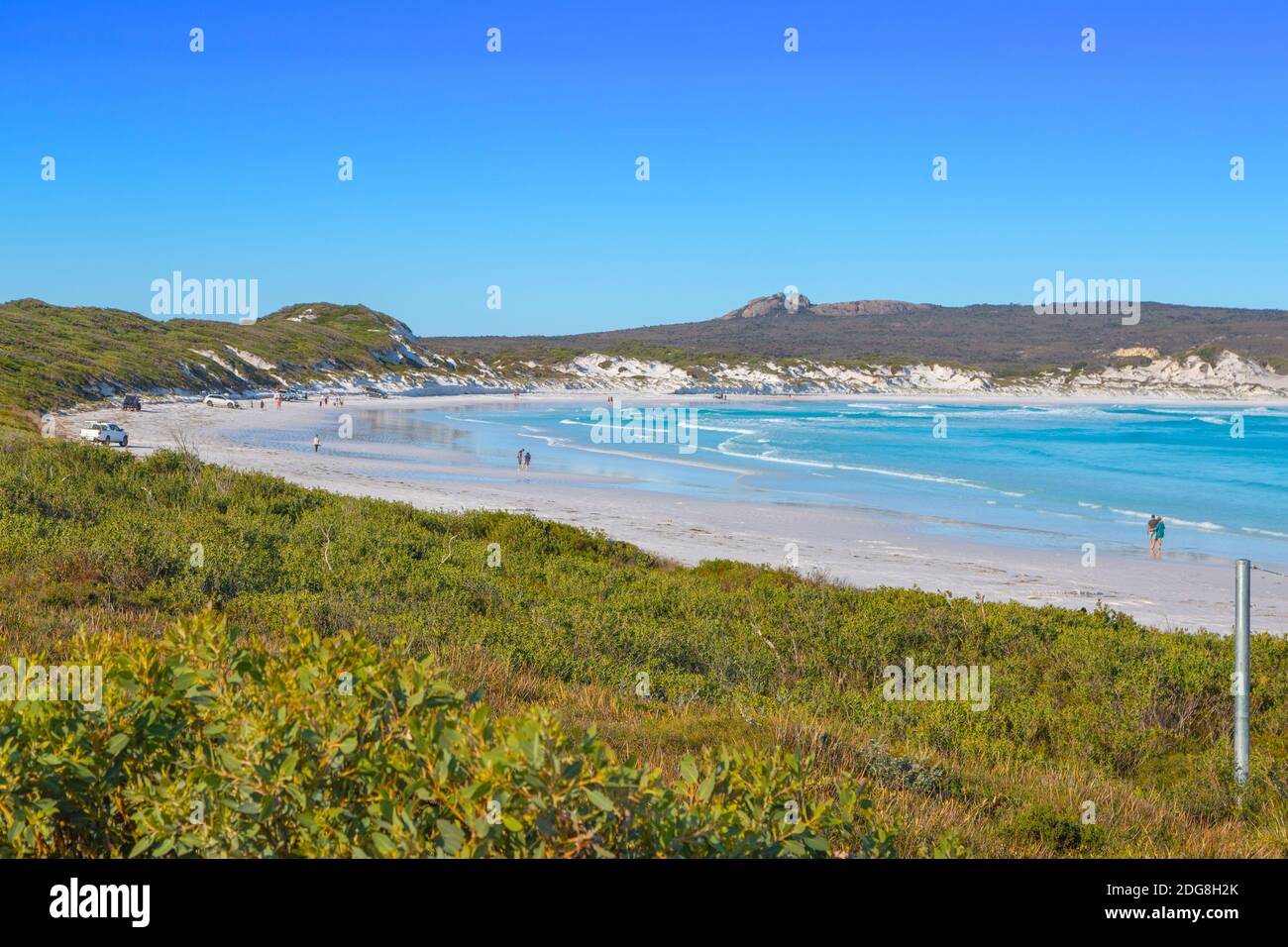 The beautiful Lucky Bay in the Cape Le Grand National Park east of Esperance, Western Australia Stock Photo
