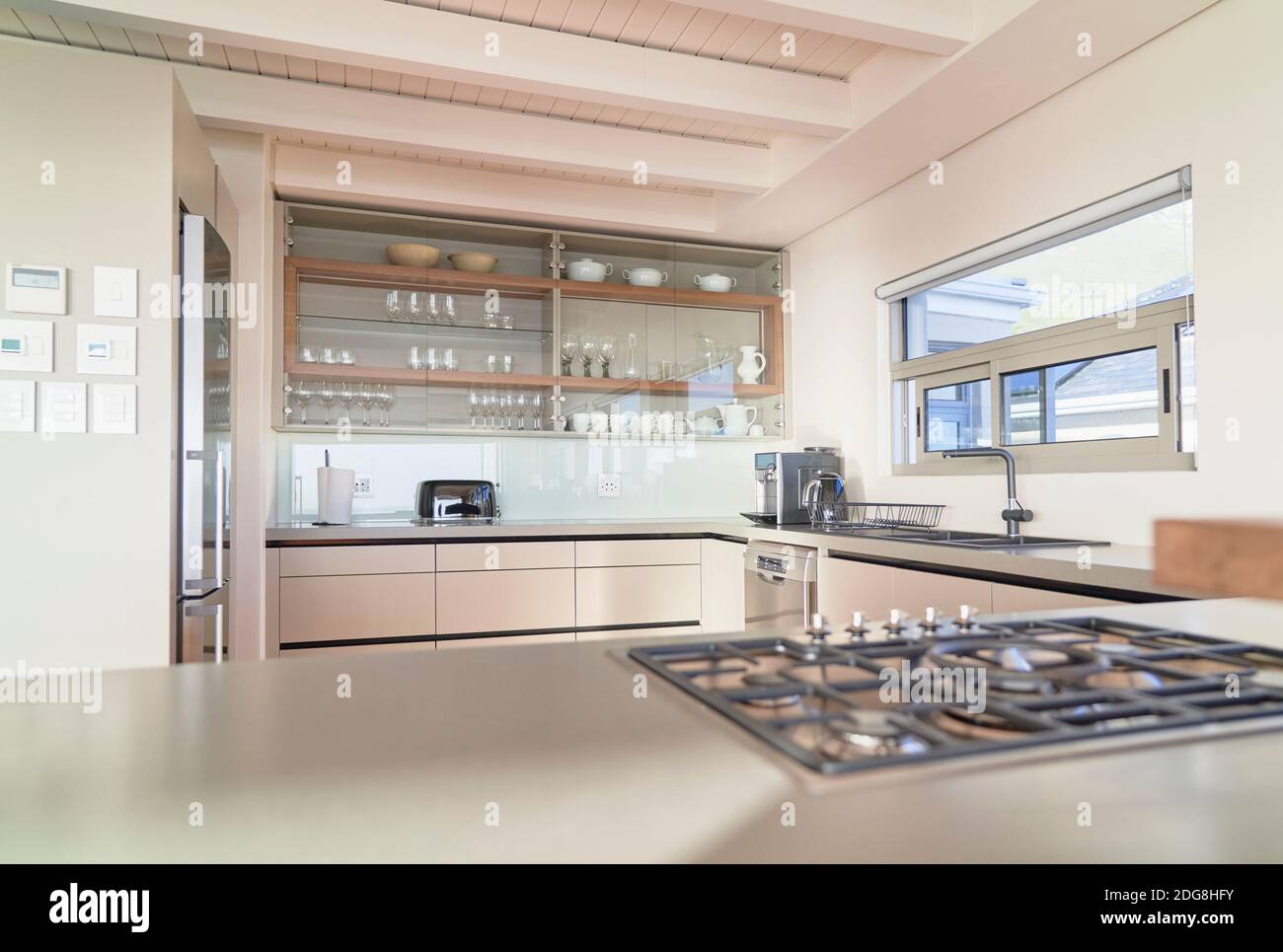 Modern home showcase interior kitchen Stock Photo