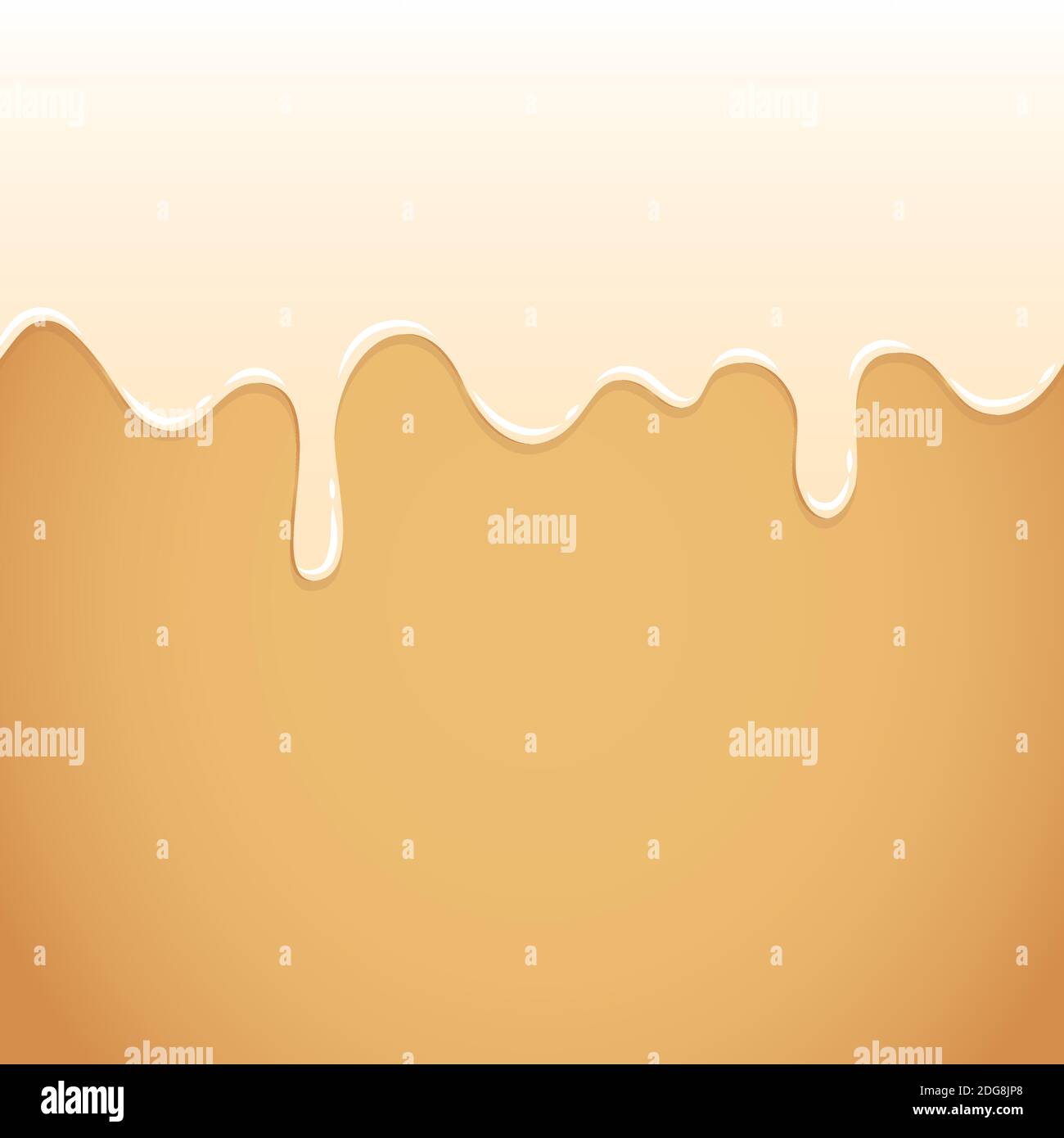 white sweet melting icing background vector illustration EPS10 Stock