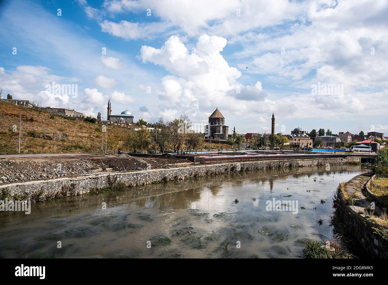 Kars city in eastern anatolia Stock Photo