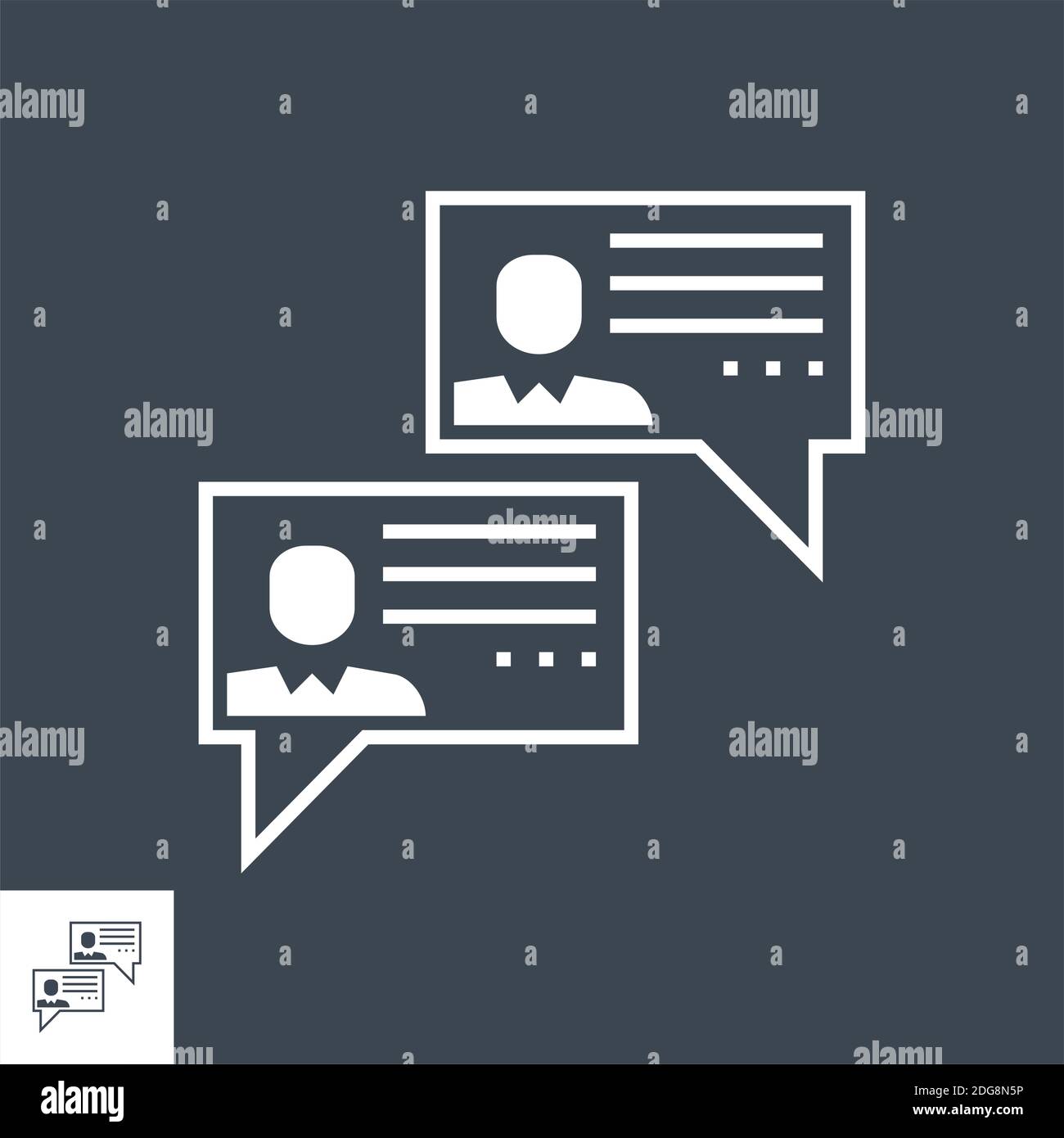 Social Chanels Vector Glyph Icon Stock Vector
