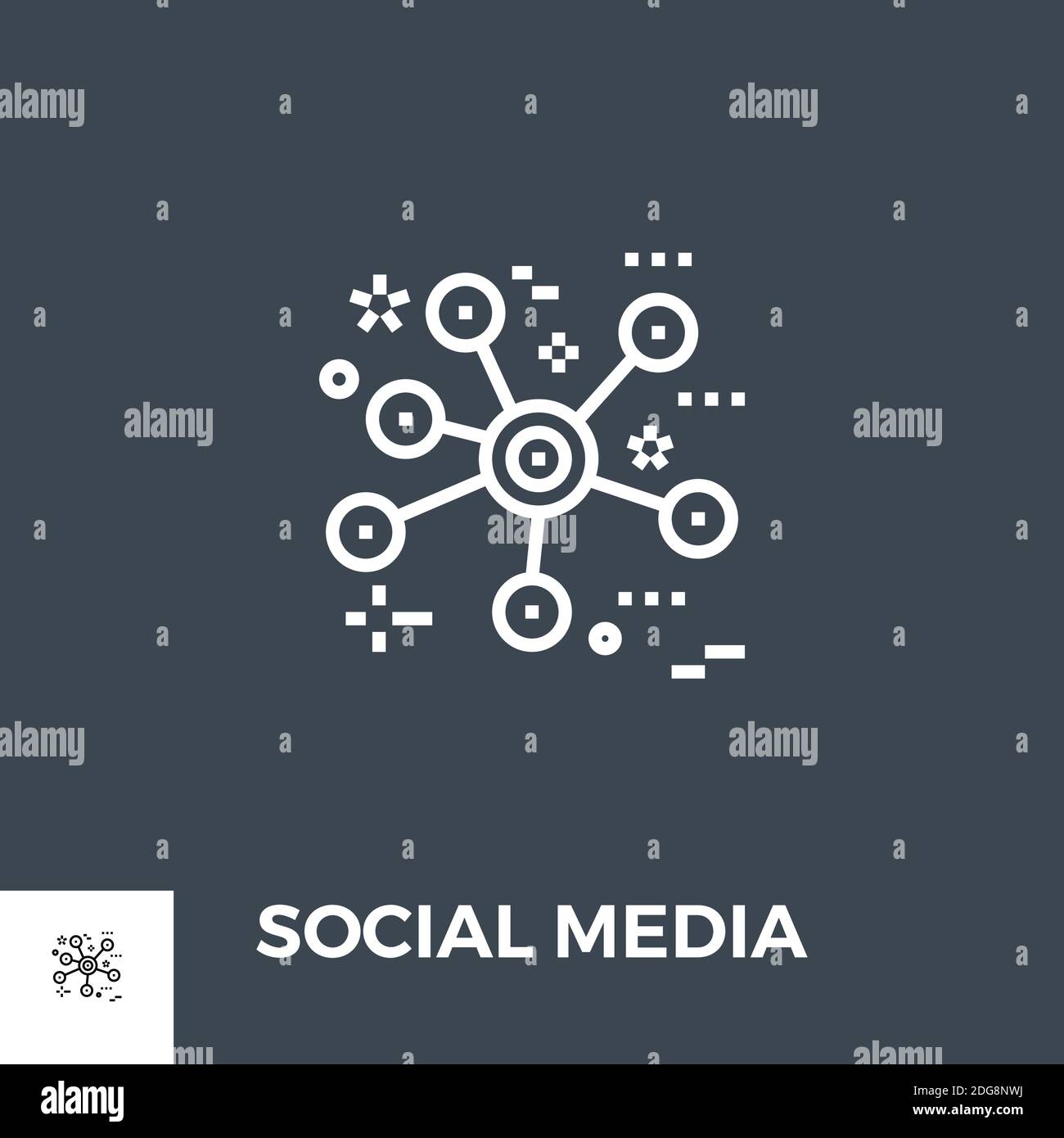 Social Media Line Icon Stock Vector Image & Art - Alamy
