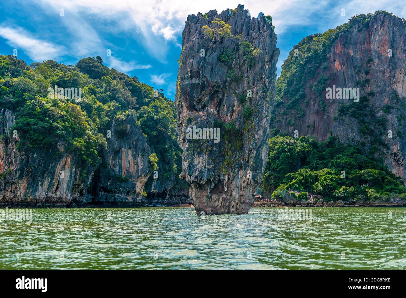James Bond rock at Phang Nga Bay of Thailand Stock Photo