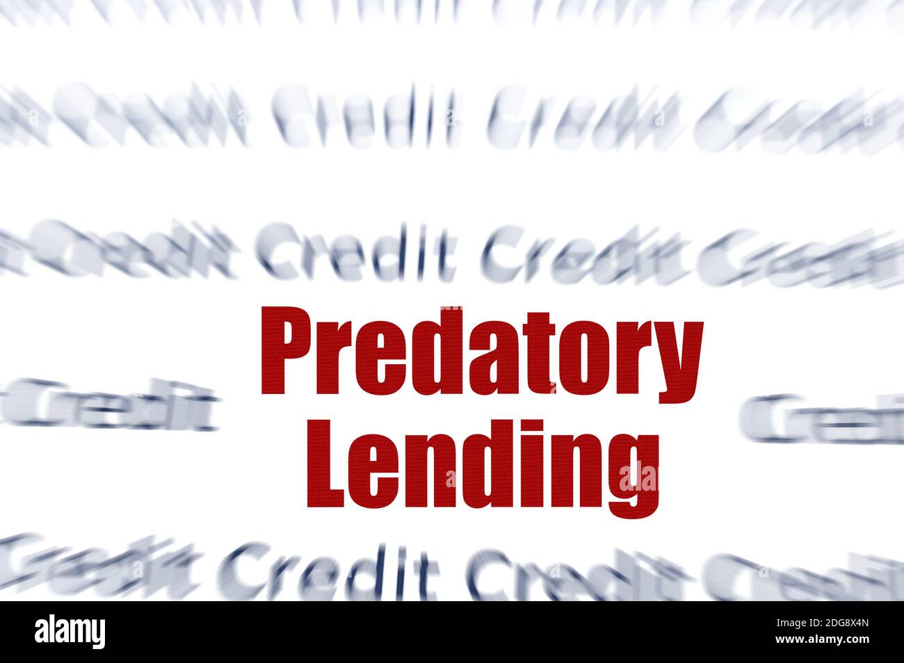 Predatory Lending concept Stock Photo