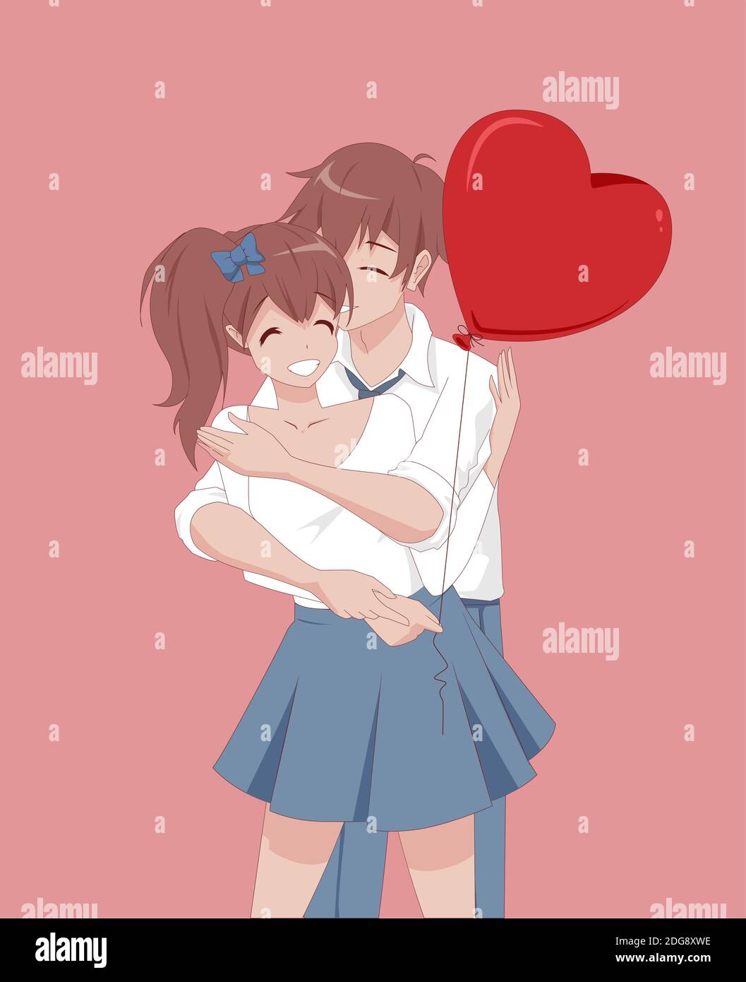anime love heart