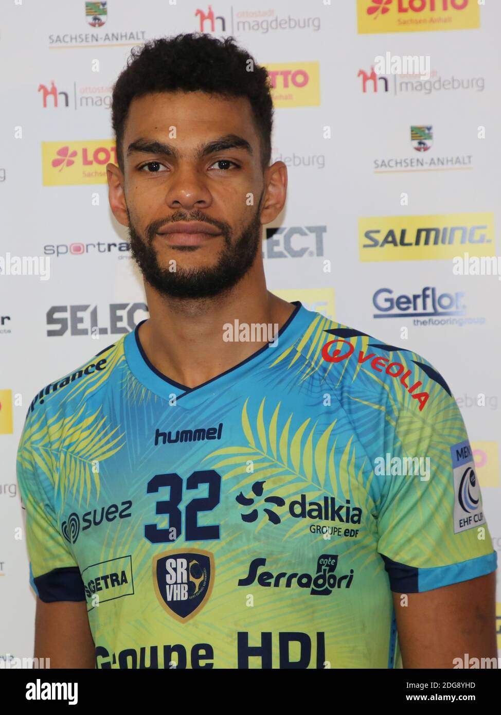 Adrien Dipanda (Saint-Raphael Var Handball) Stock Photo