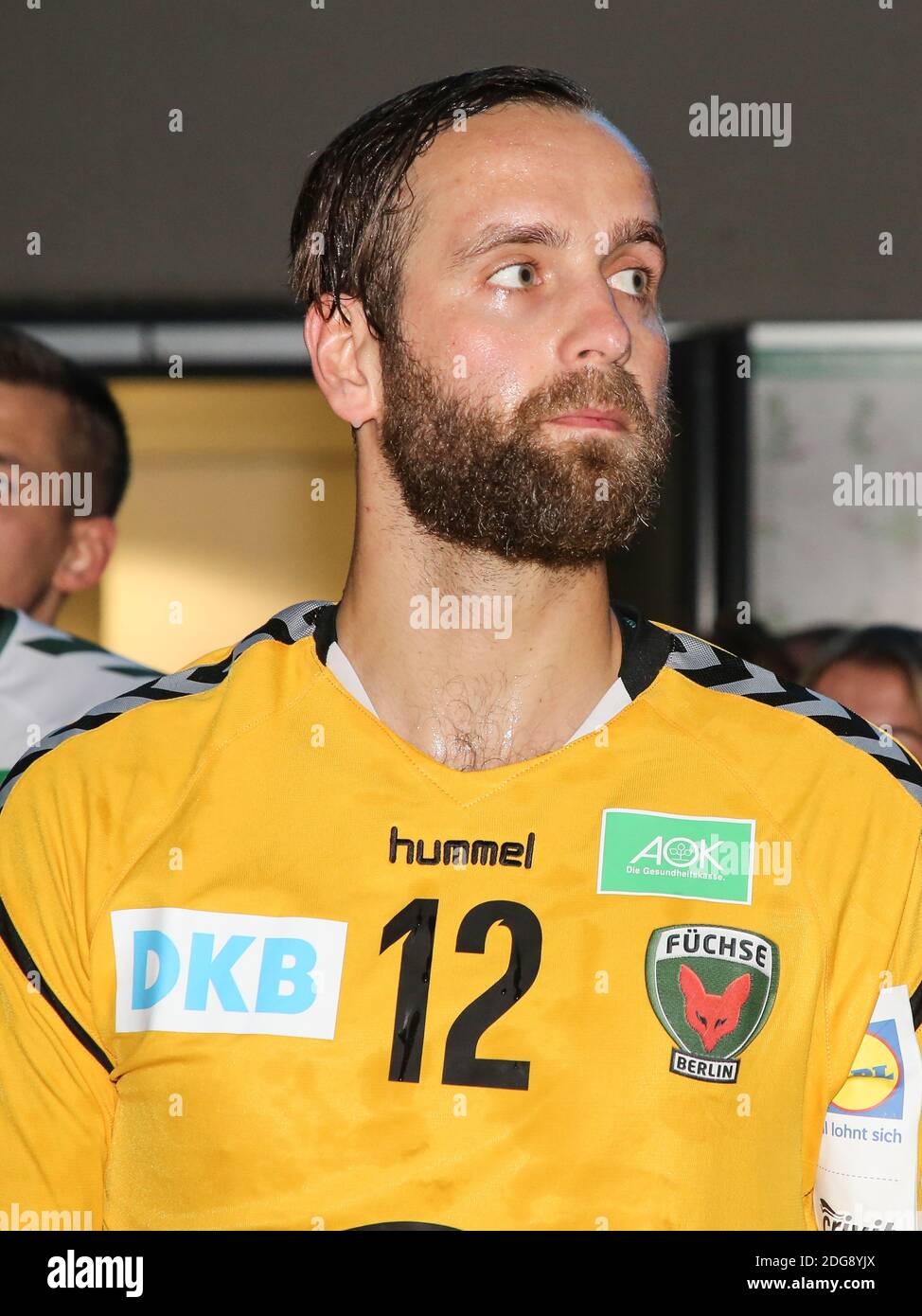 German handball goalkeeper Silvio Heinevetter FÃ¼chse Berlin EHFCup