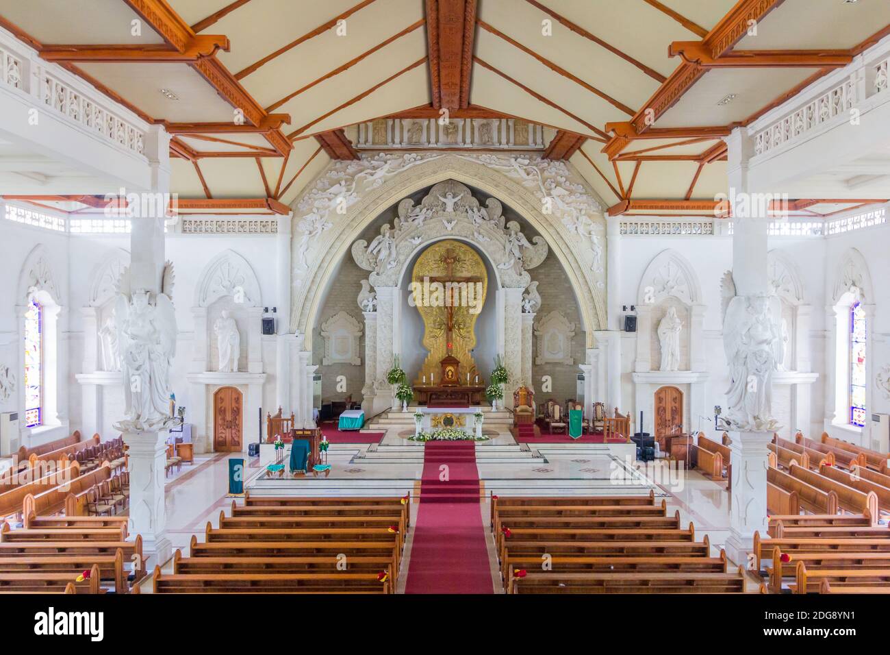 Interior Of The Gereja Katolik Roh Kudus Katedral Or The Holy Sprit Cathedral In Denpasar Bali Indonesia Stock Photo Alamy