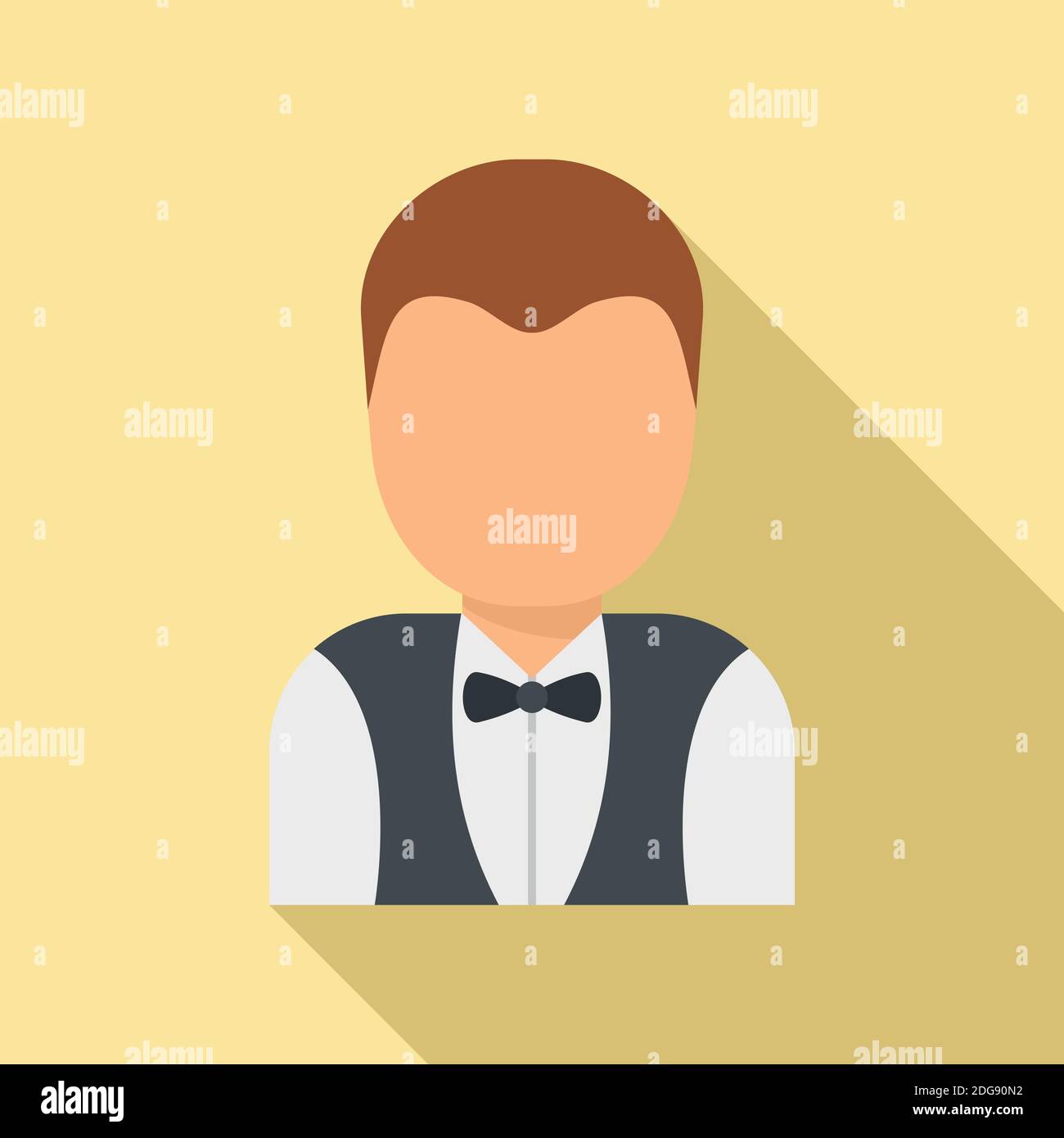 Room service maid man icon, flat style Stock Vector Image & Art - Alamy
