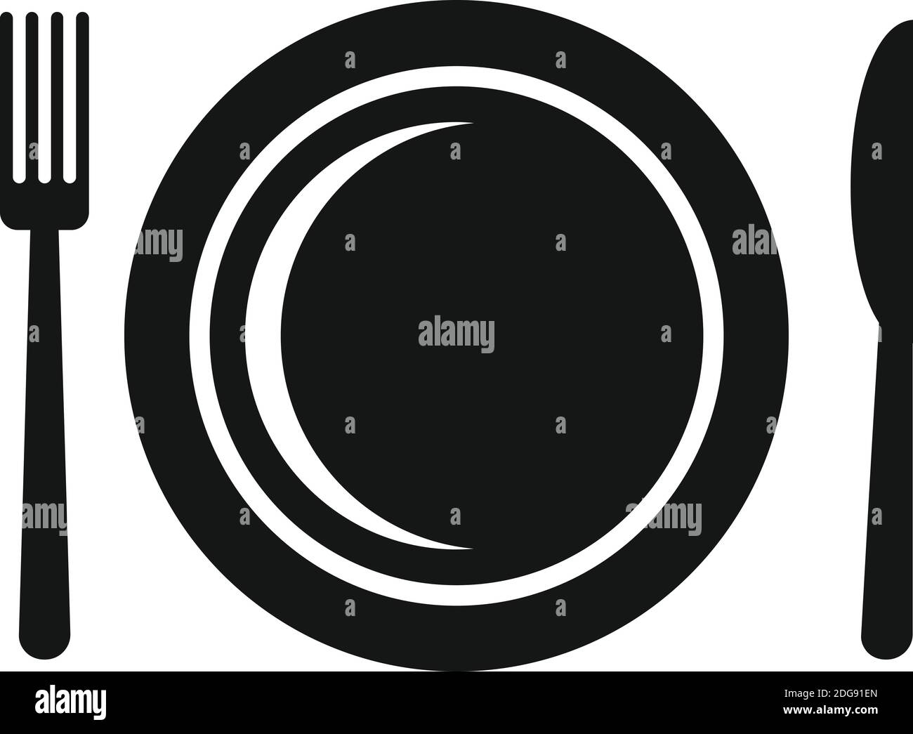 Room service dishes icon, simple style Stock Vector Image & Art Alamy