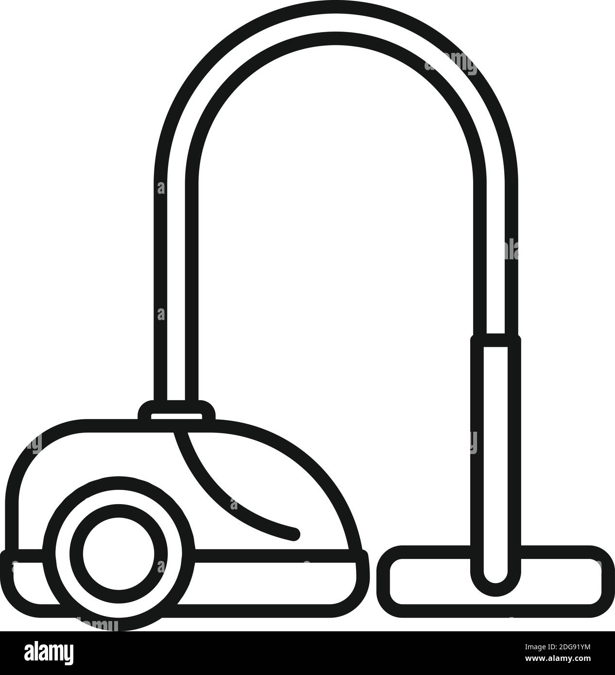 Room service vacuum cleaner icon, outline style Stock Vector Image ...