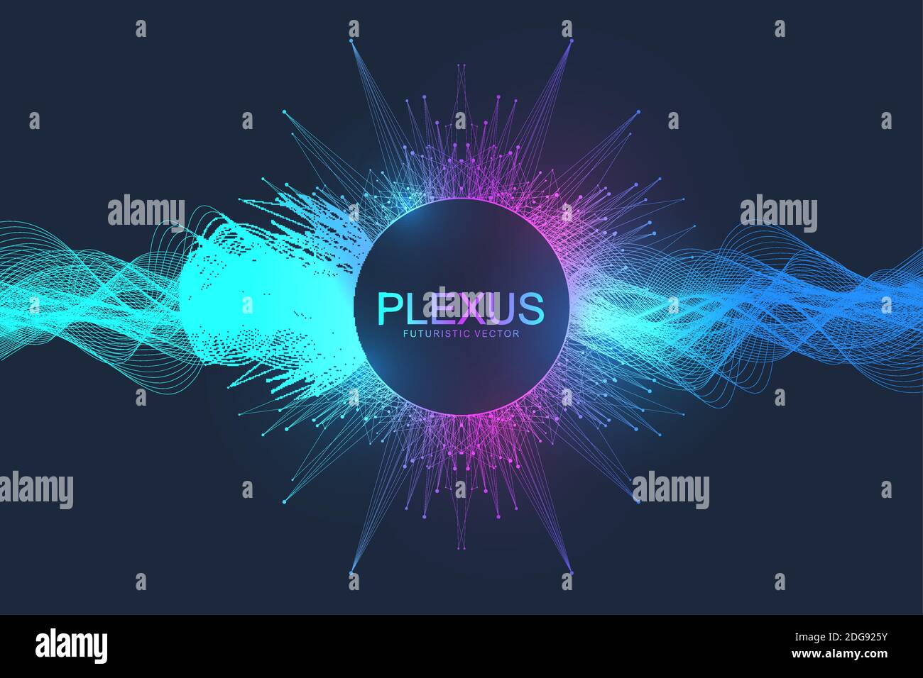 Elements wave particle Stock Vector Images - Alamy