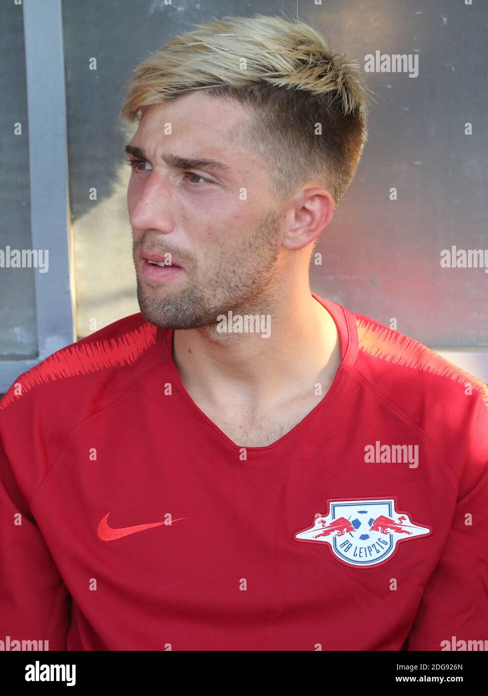 Slovenian soccer player Kevin Kampl RB Leipzig in the test match at ZFC Meuselwitz on 07/24/2018 Stock Photo