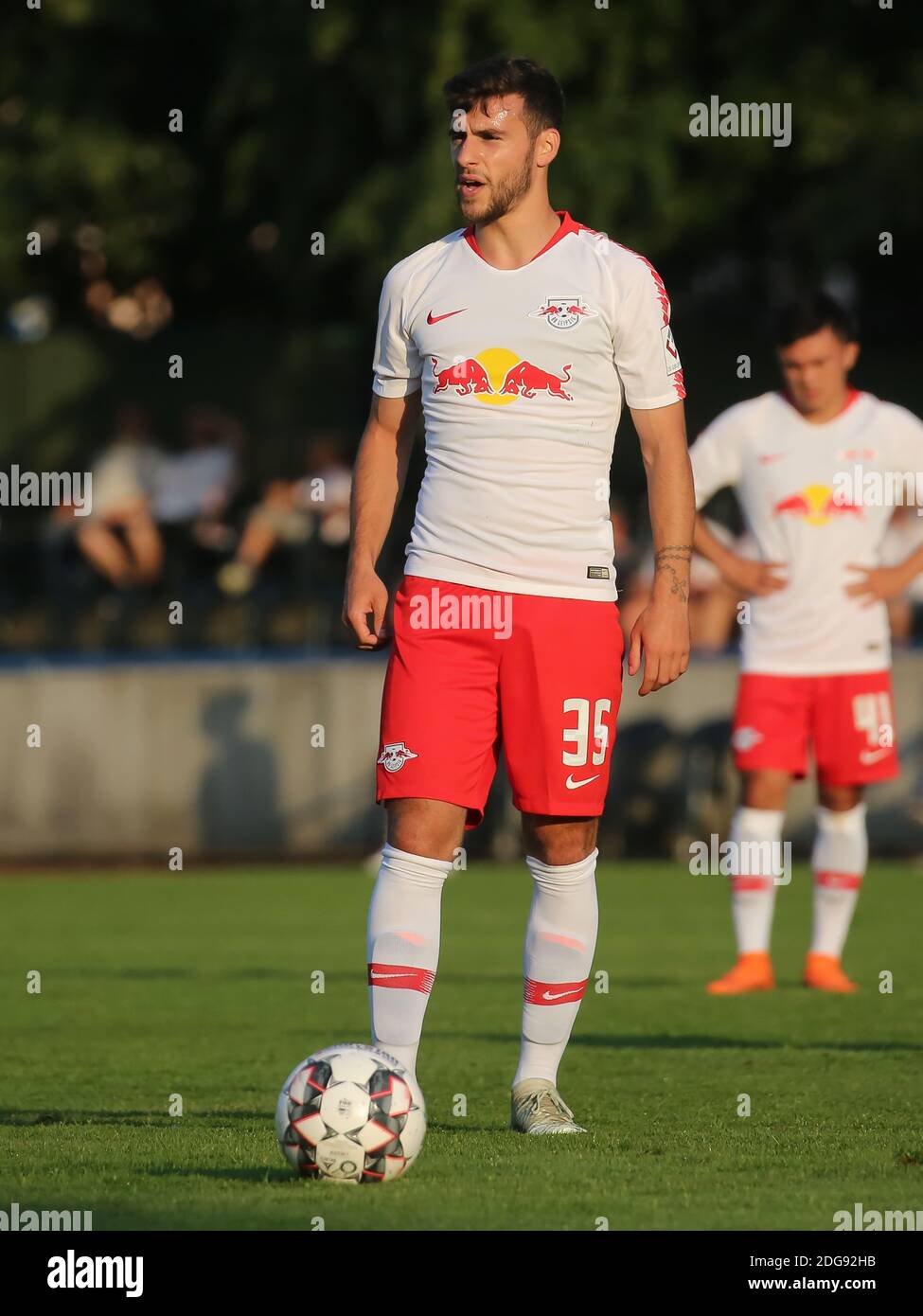 Belgian soccer player Massimo Bruno RB Leipzig Season 2018-19 Stock Photo