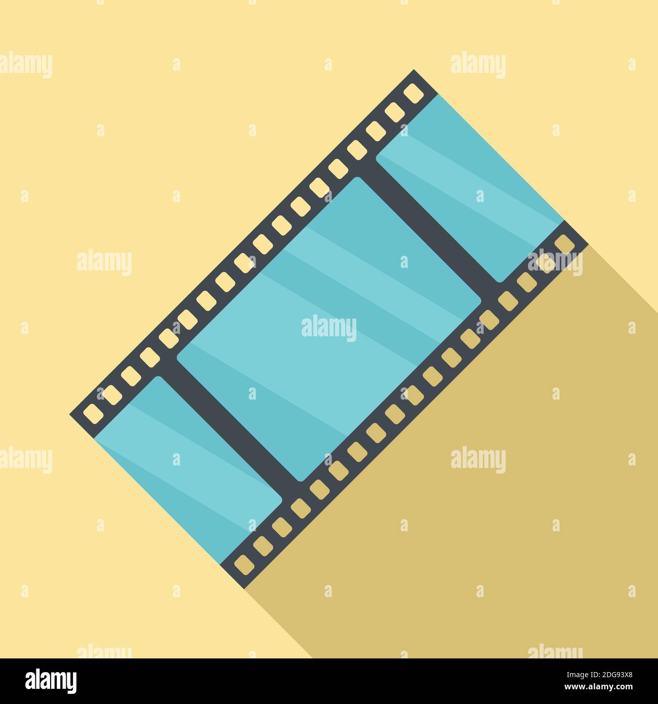 Cinema film icon, flat style Stock Vector Image & Art - Alamy