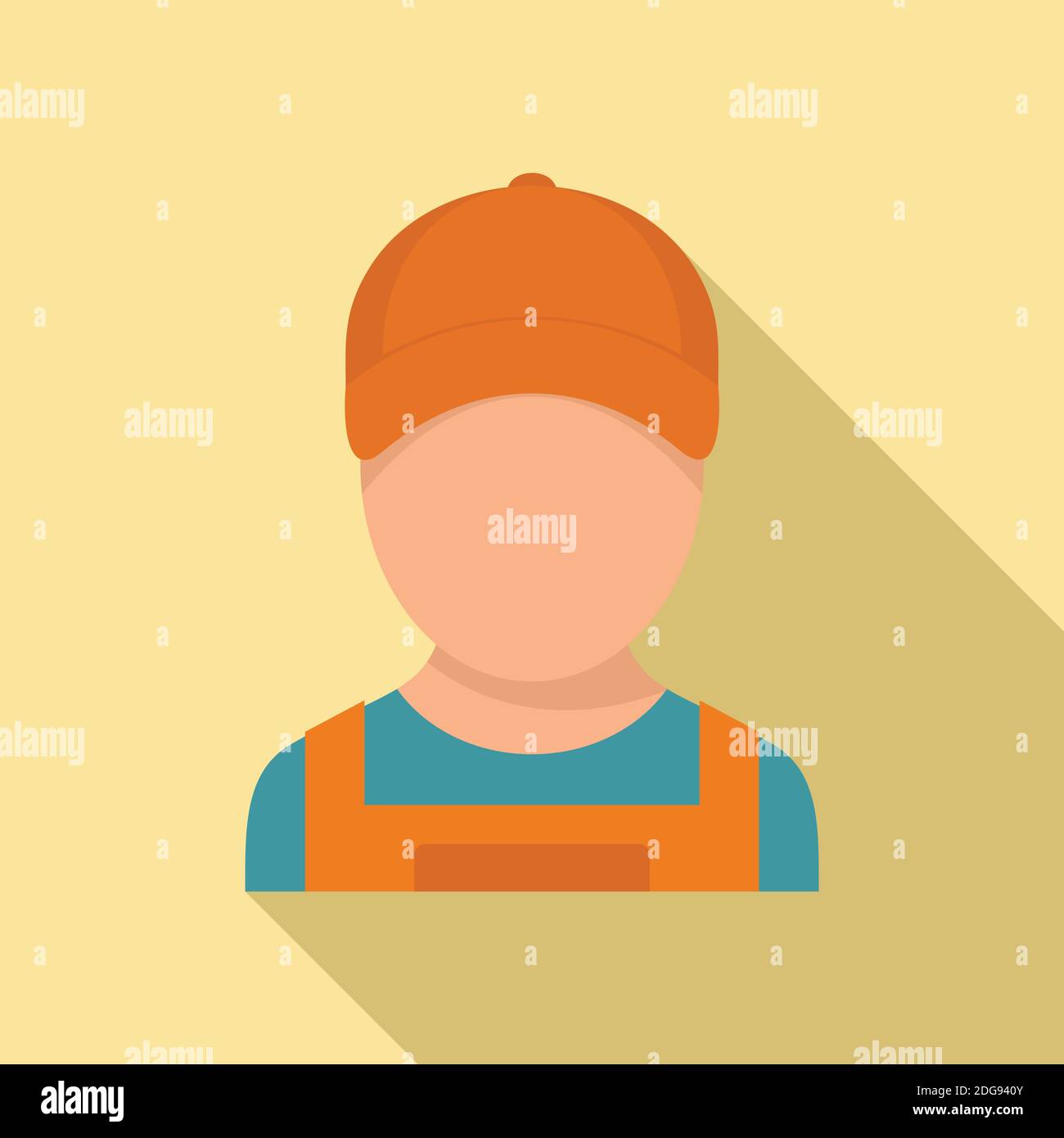 Cleaning service man icon, flat style Stock Vector Image & Art - Alamy